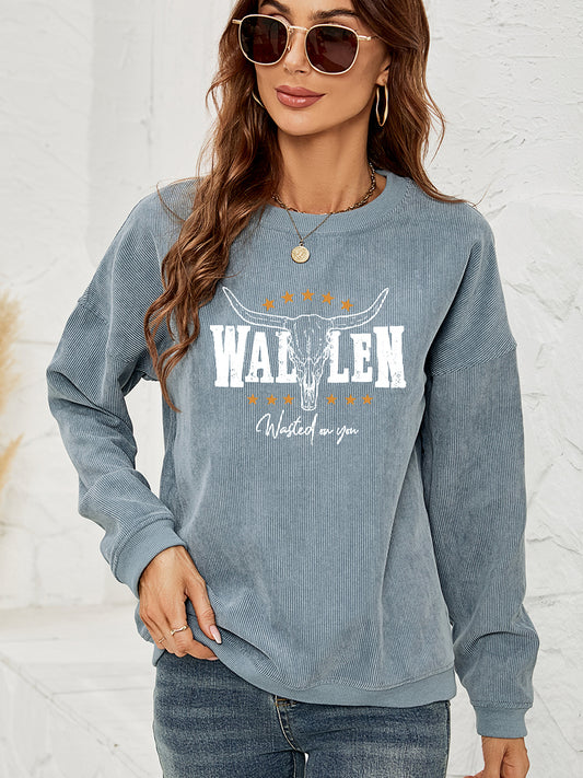 Waisted on you “Wallen”Graphic Sweatshirt