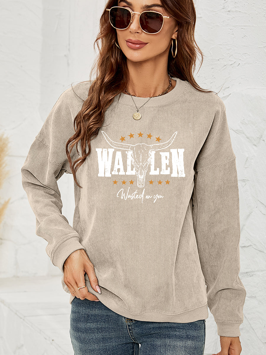 Waisted on you “Wallen”Graphic Sweatshirt