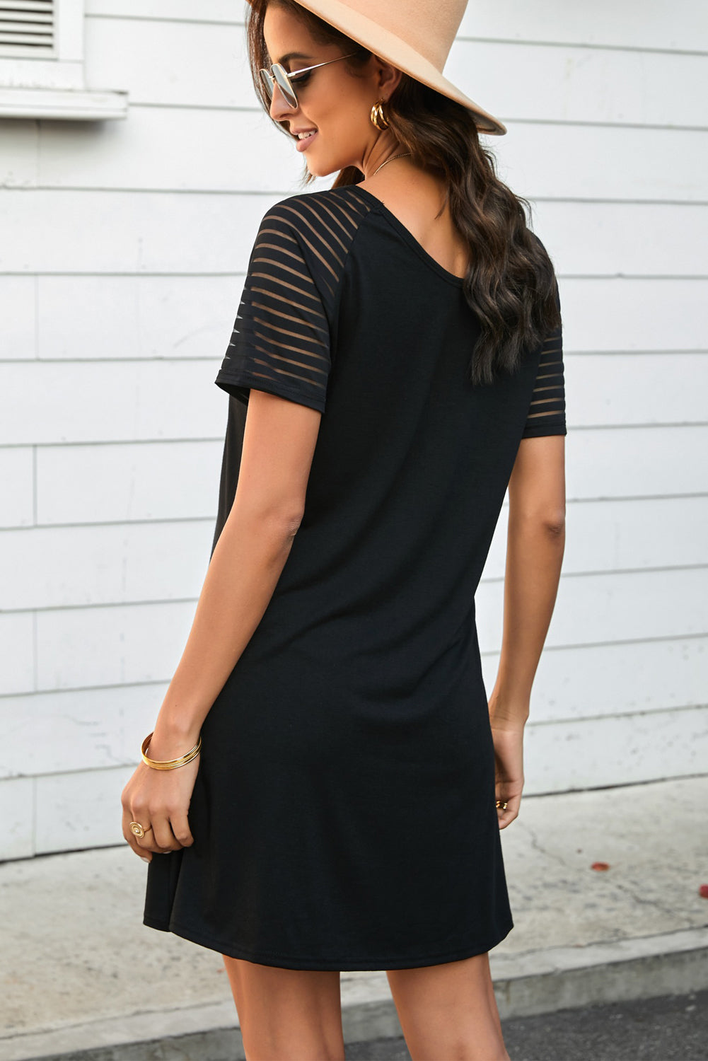 Sheer t shirt outlet dress